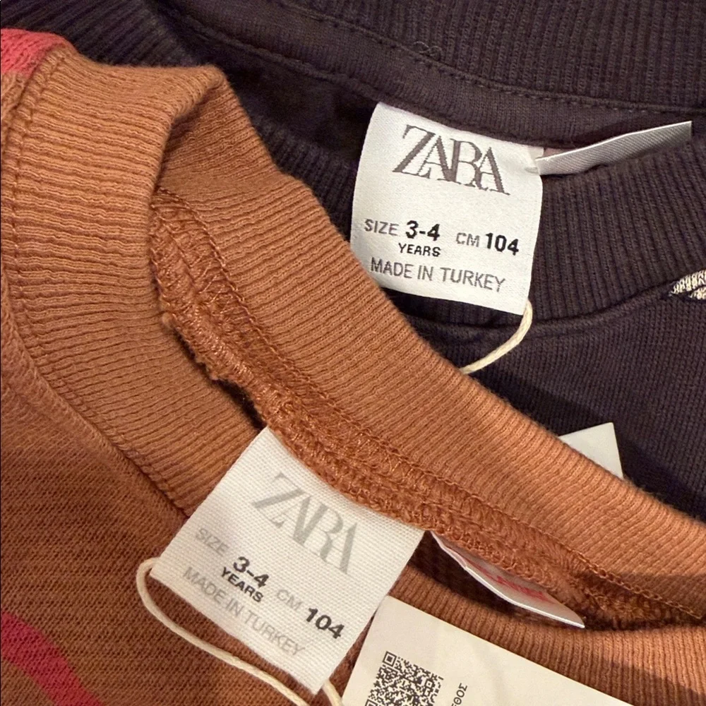 New Zara 2 Sweaters Size 3-4 Years